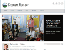 Tablet Screenshot of emmetthanger.com